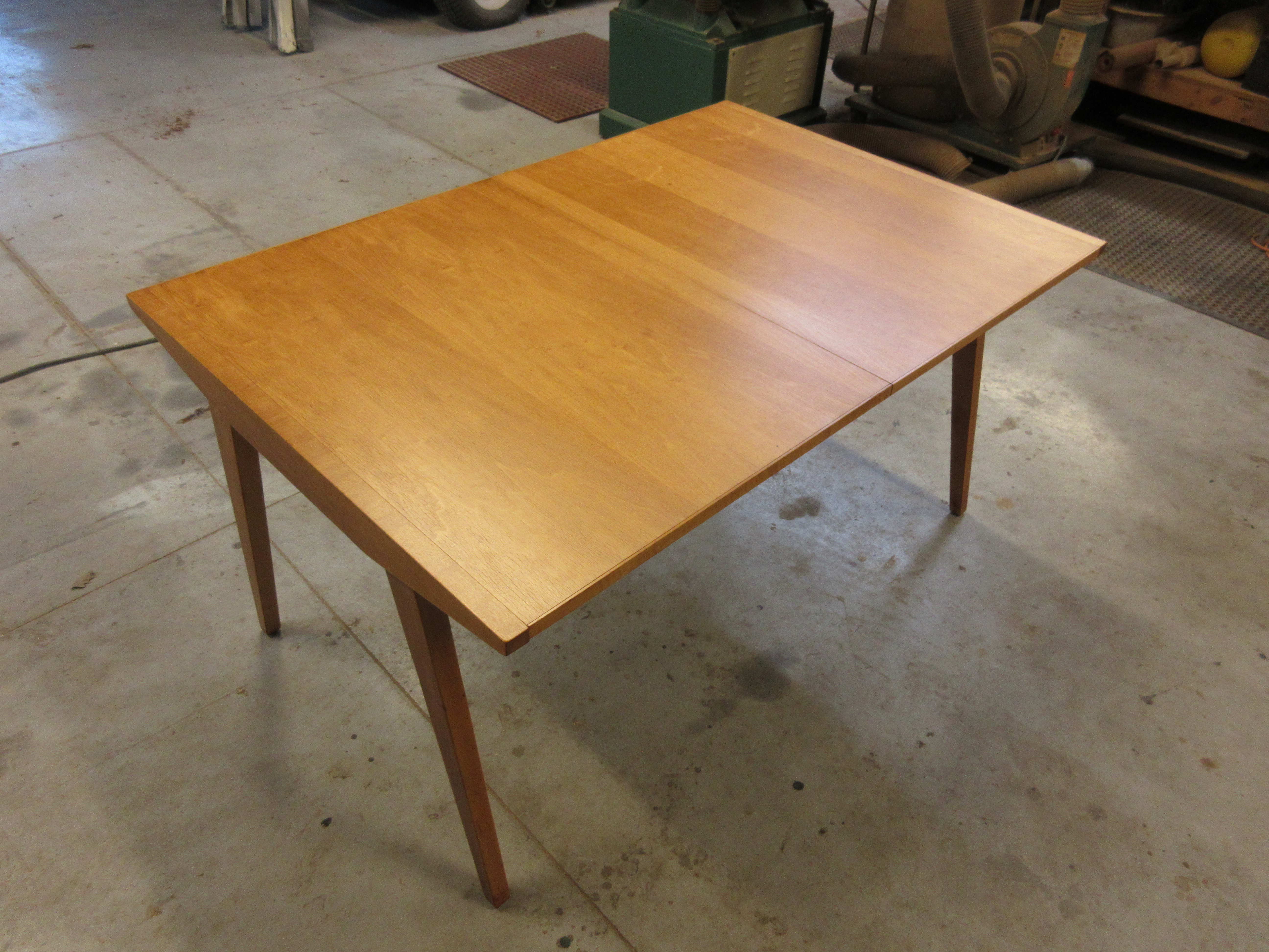 Knoll Nakashima NK-12 dining table after restoration - Gee Furniture Works Lincoln NE